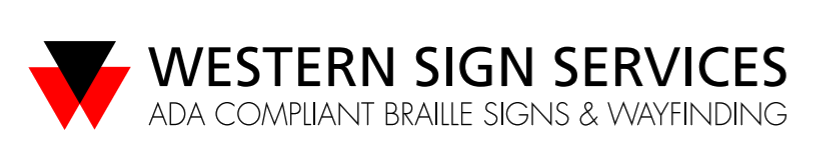 Transparent logo for Western Sign Services